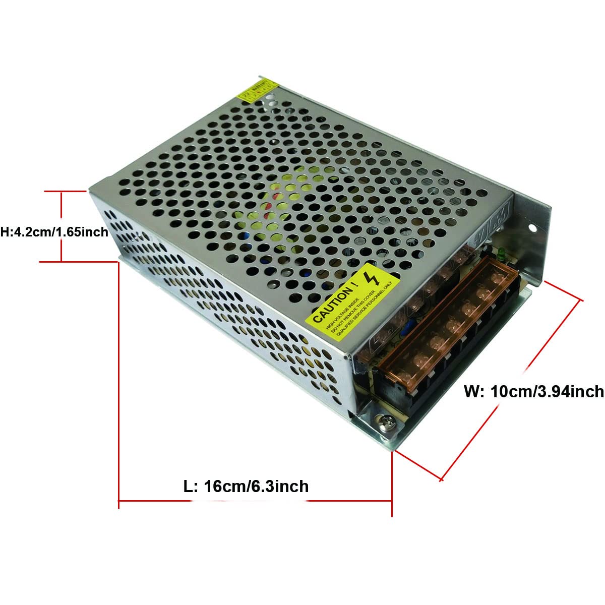 AC 110V to DC 12V 10A 120W Universal Regulated Switching Power Supply Adapter Transformer Driver Converter for LED Strip Light, CCTV Security Camera…