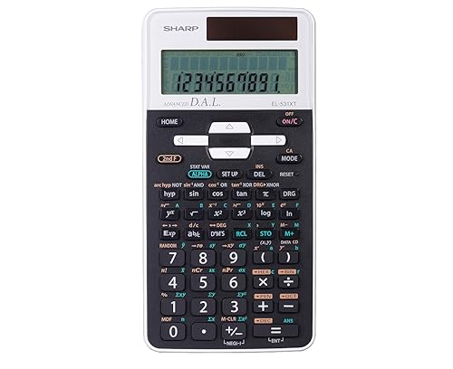 SHARP EL531XTWH10-Digit Scientific Calculator with 273 Functions