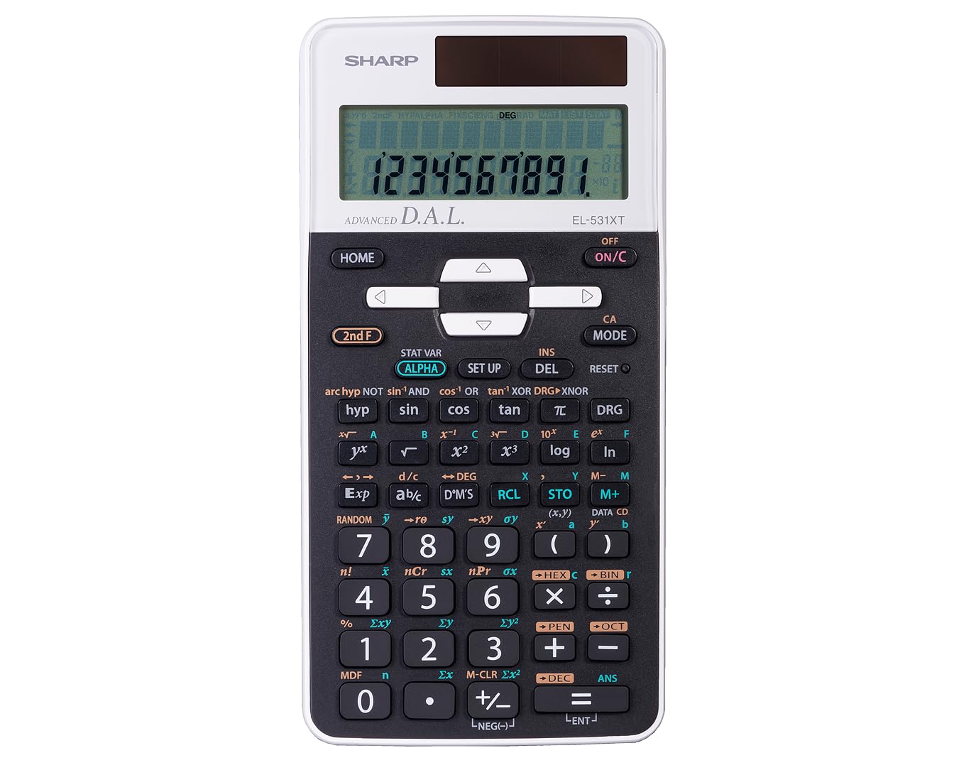 SHARP EL531XTWH10-Digit Scientific Calculator with 273 Functions