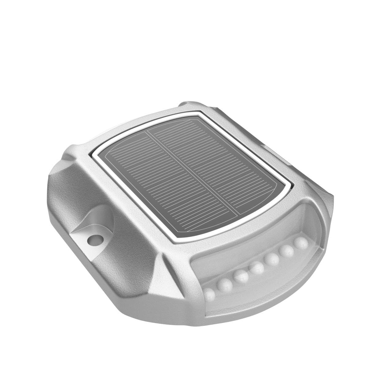 VOLISUN Solar Driveway Lights Dock Deck Lights 12 Pack,2 Colors in 1, LED Solar Powered Waterproof Outdoor Warning Step Light for Driveway Sidewalk