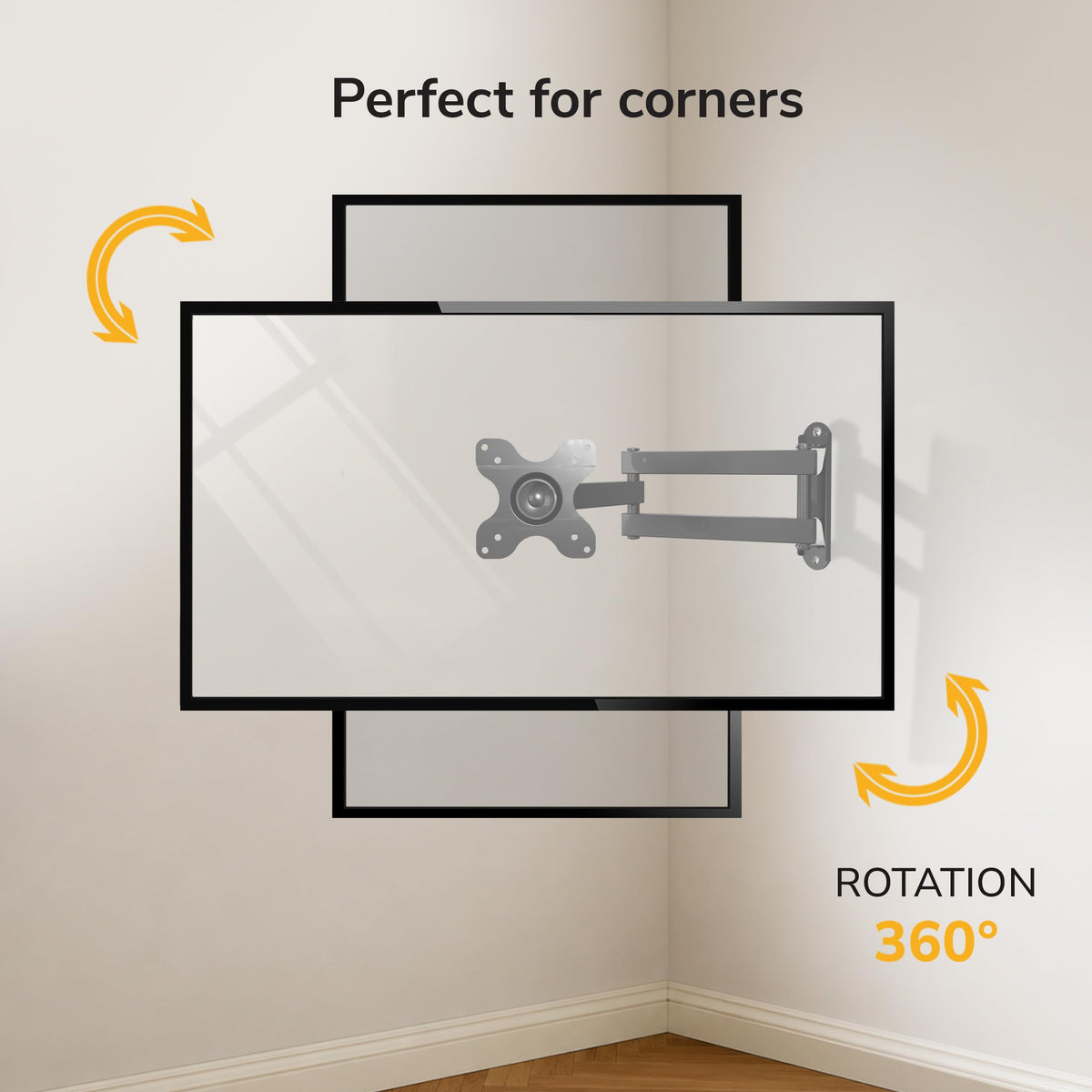 Mount-It! Small TV Wall Mount, 19-30", 33 lbs