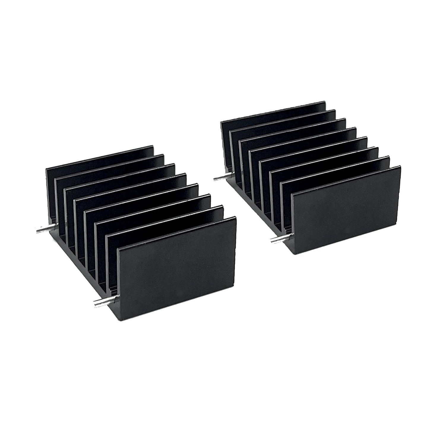 Awxlumv 6PCS TO-220 Aluminum Heatsink for MOS Tube Triode 0.98 x 1.42 x 0.63 inch / 25x36x16mm, TO-220 Heat Sink with 2 Support Pin for Cooling MOSFET