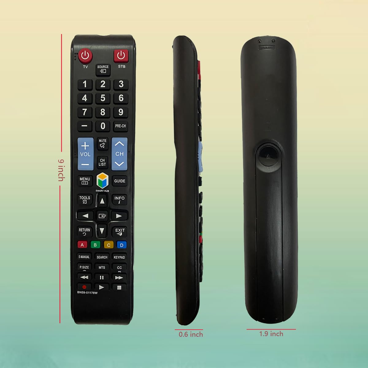 Remote Control Replacement Universal for Samsung Smart TV UN40H5500AF UN40H6350AF BN59-01178W UN48H5500AF UN48H6350AF UN50H5500AF UN50H6350AF
