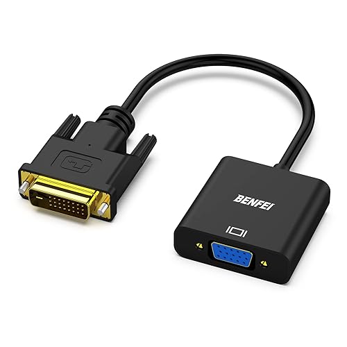 BENFEI Active DVI-D to VGA Adapter, DVI-D 24+1 to VGA Male to Female Adapter