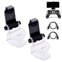 Yizerel PS4 Controller Phone Clip, PS4 Slim Pro Controller Grip for Android Smart Phone, 180 Degree Gaming Holder Mount Stand Bracket for PlayStation