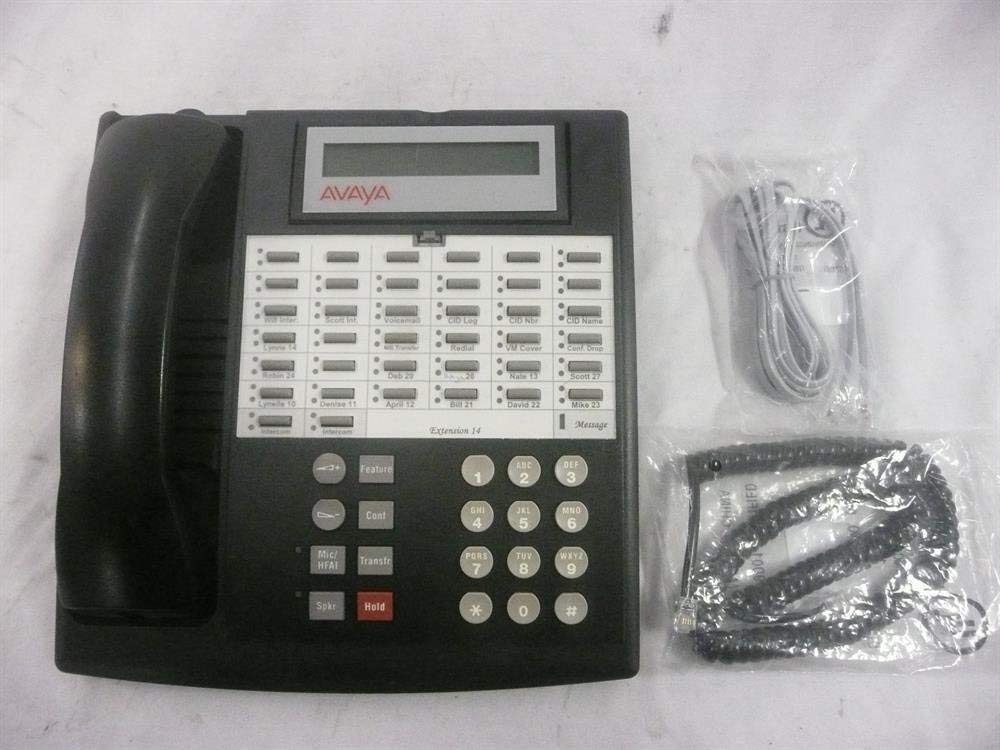 AT&T Avaya Lucent Partner 34D/107305054/107320749 (Renewed) - Euro Series 1 - Black 34 Button Speaker Display - Refurbished Cellular Phone