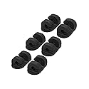 Scosche CMAA2-6PKRP 6 Pack Adhesive Cable Management Clip Kit, Cord Organizer, Wire Holder for Desk, Nightstand, Phone Charger, Computer, Home