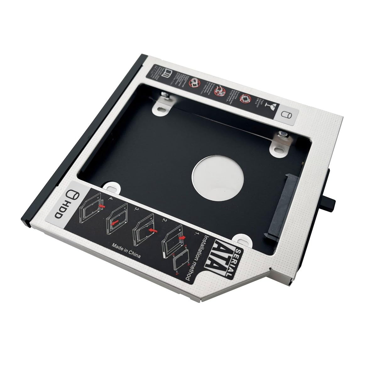 2nd HDD SSD Hard Drive Optical Bay Caddy Frame Tray Bracket for Lenovo Thinkpad R400 T420i T430i T510i T520i T530i R500 W700 W700ds W701 W701ds