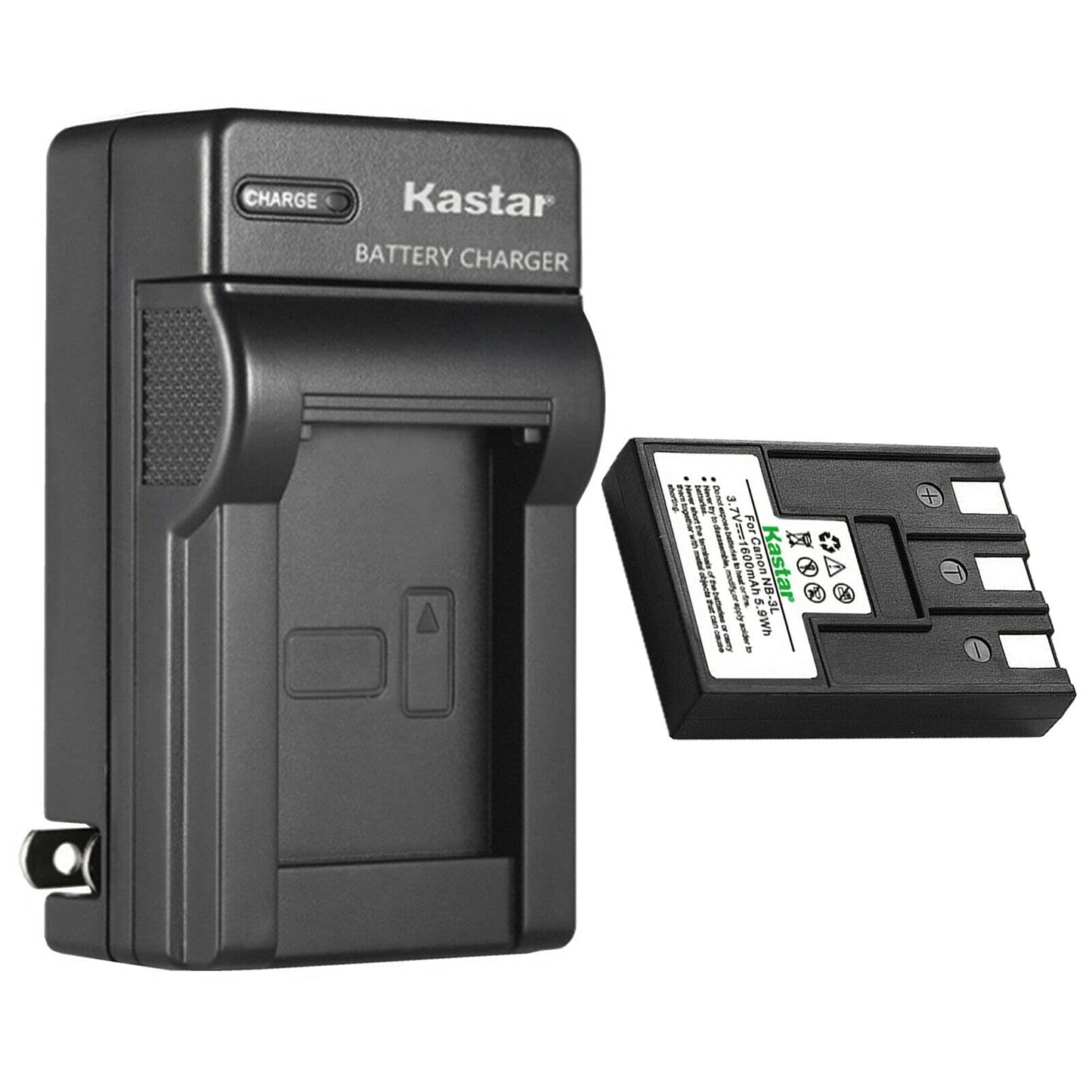 Kastar 1-Pack Battery and AC Wall Charger Replacement for Canon PowerShot SD110, PowerShot SD20, PowerShot SD40, PowerShot SD500, PowerShot SD550