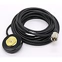 NMO Mount Magnetic Base for Car Bus Taxi Mobile Radio Antenna W/5M Cable