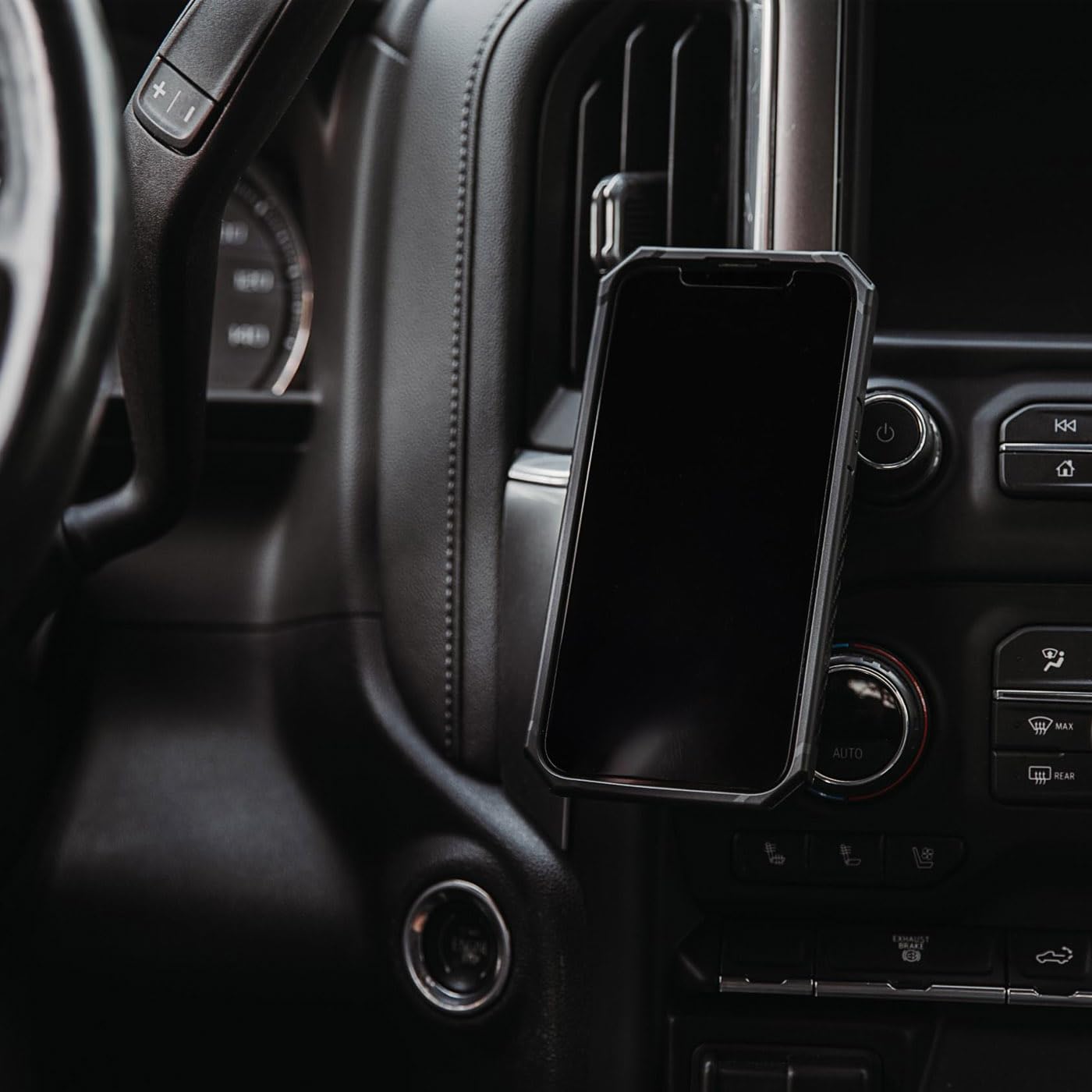Rokform - Low Pro Magnetic Phone Mount, 1-Inch Phone Magnet for Car, 3M VHB Adhesive Holder Mounts to Almost Any Flat Surface, Compatible with All