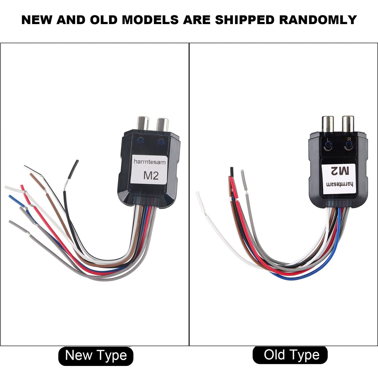 High to Low for Audio Converter, Fydun Car Stereo Subwoofer 2 Channel High to Low for Audio Converter with Power Amplifier Control Wire