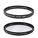 Nikon 55mm and 58mm UV Filter for D3500, D5600, D3400 DSLR with 18-55mm and 70-300mm Lenses
