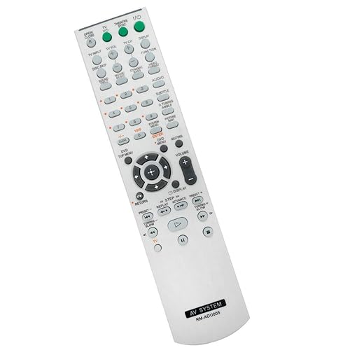 RM-ADU005 Remote for Sony DVD Home Theater System DAVDZ230 DAVHDX265 DAVHDX266