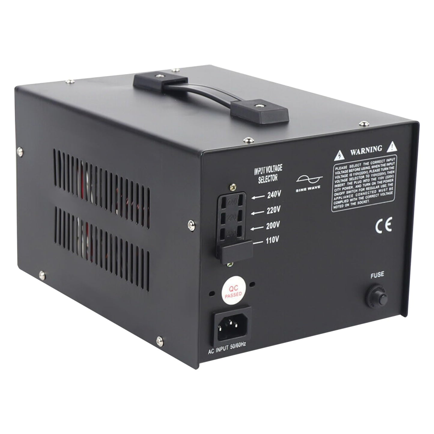 3000W Voltage Converter Transformer with USB, Step-Up/Step-Down 220V to 110V or 110V to 220V Power Converter, Circuit Breaker Protection, CE Certified