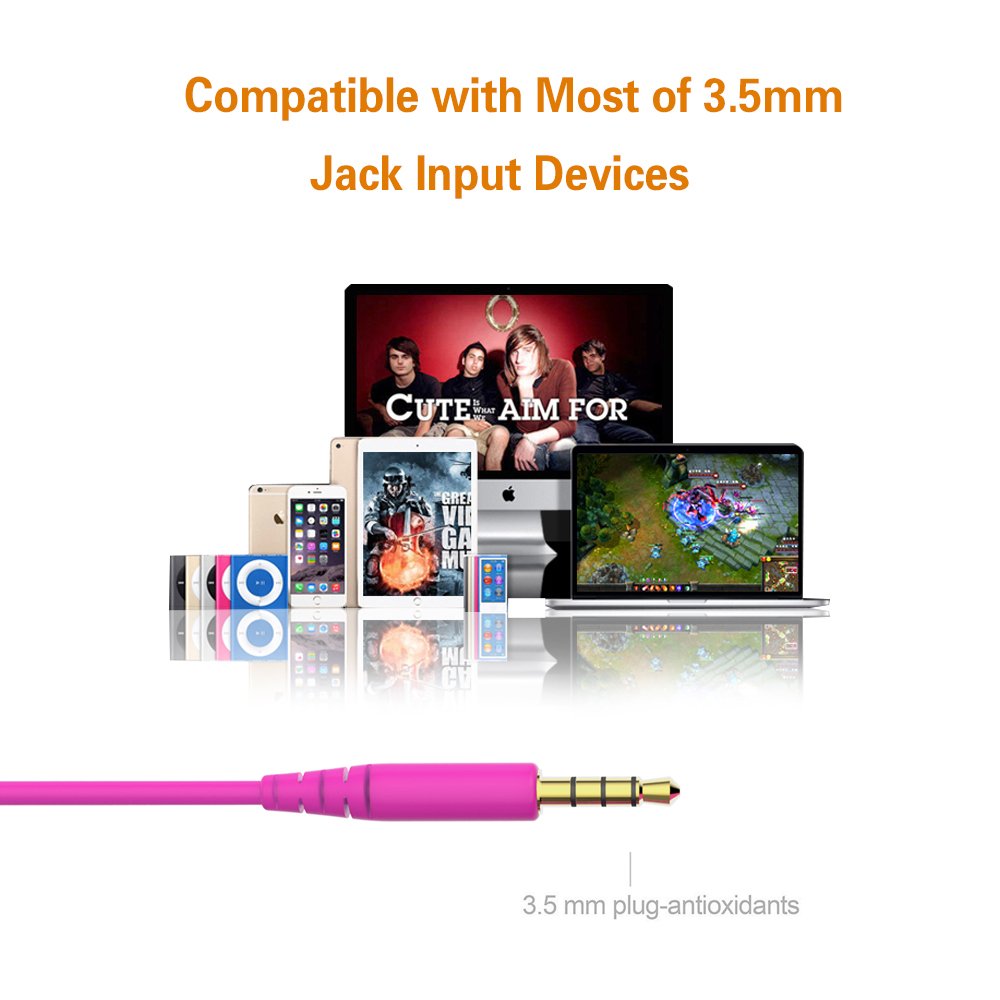 MAXROCK (TM Super Mini Total Soft Silicon Earbuds Headphones with Mic Music Sleep Choice for Cellphones Ipad Tablet Mp3 Laptop and Most 3.5mm Audio