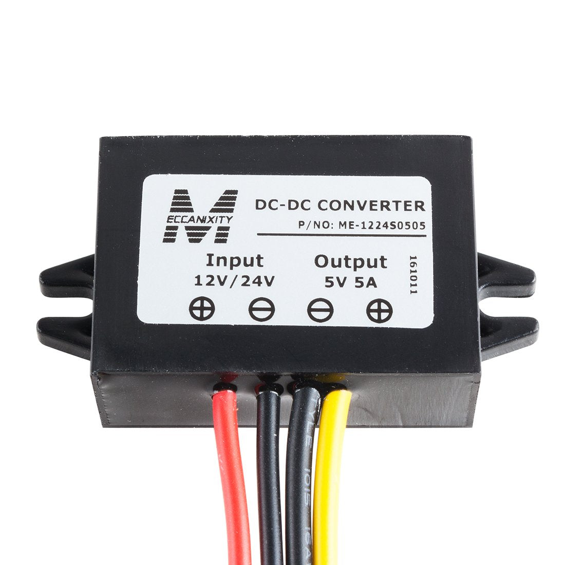 uxcell Waterproof Voltage Converter Regulator DC/DC DC 12V/24V to DC 5V 5A 25W Power Buck Transformer