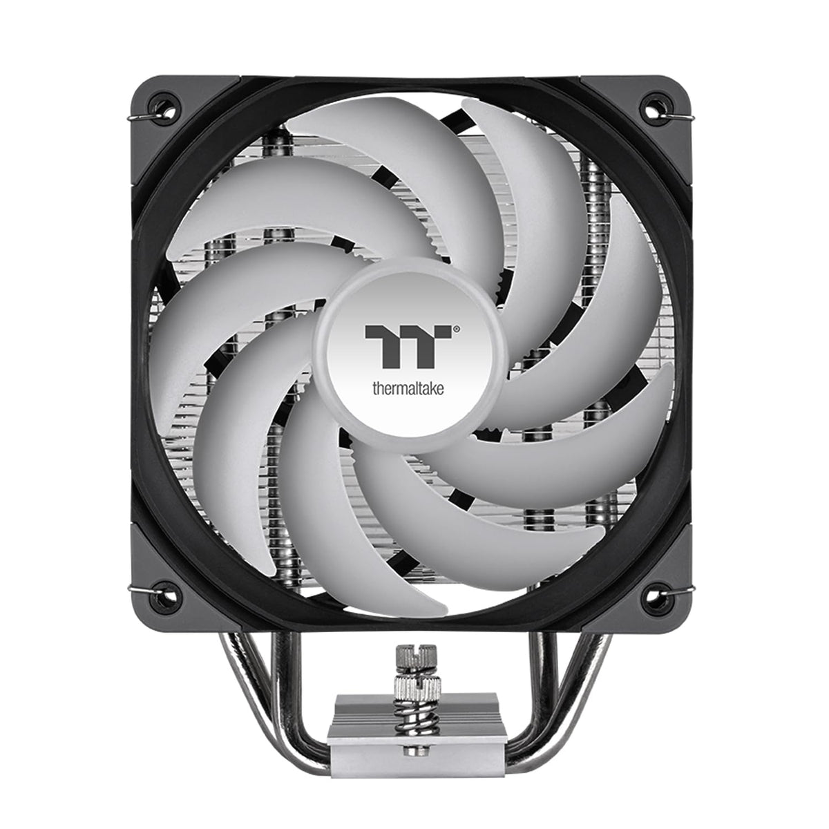 Thermaltake UX400 ARGB CPU Cooler; 4xØ6mm Copper Heatpipes; 120mm PWM Fan; 700~1800 RPM; Intel/AMD Compatible; Single Tower; 240W TDP; Black