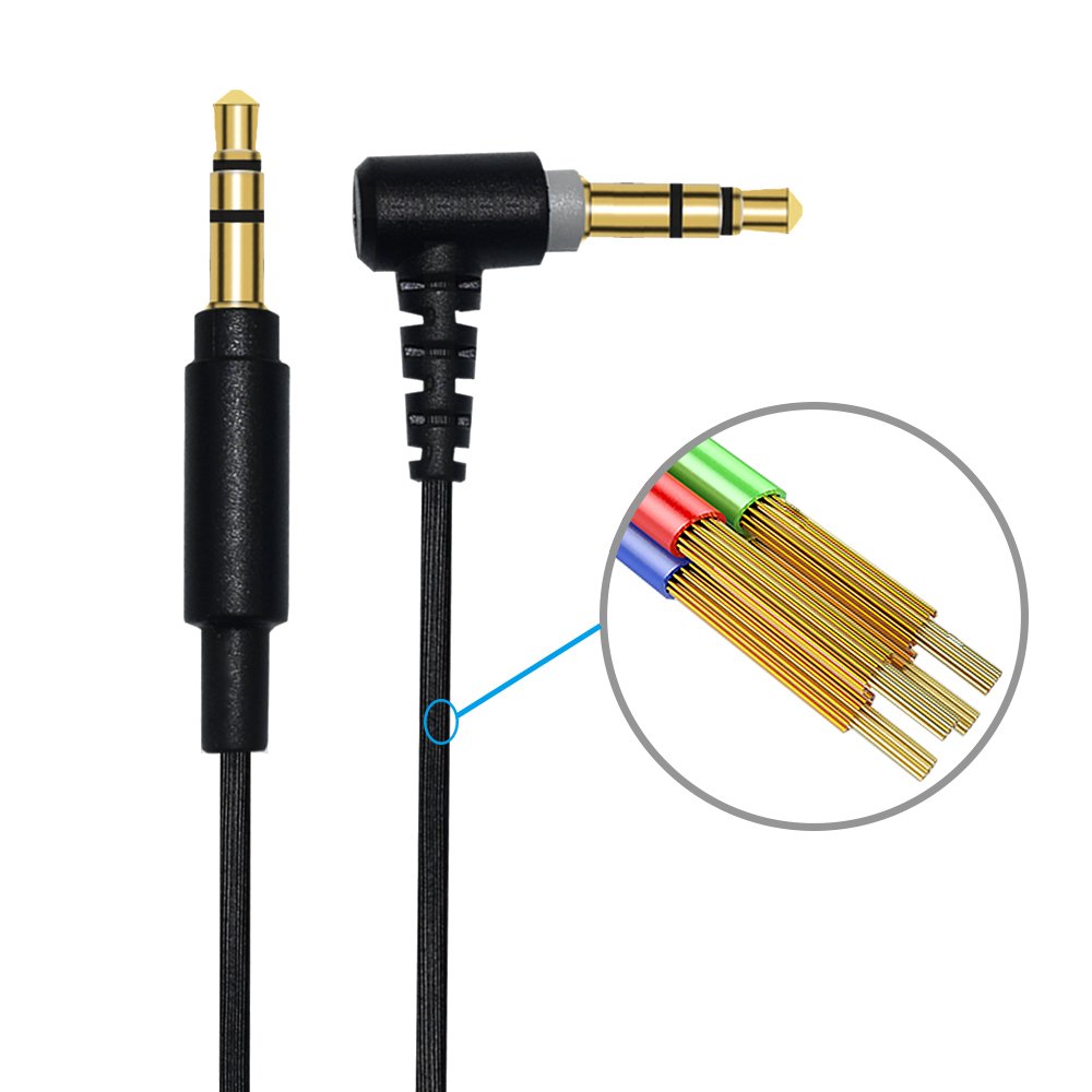 Replacement MDR -10R Headphones Cable Extension Cords Compatible with Sony WH-1000XM5 WH-1000XM4 WH-1000XM3 MDR-100ABN MDR-XB950bt MDR-1000X…