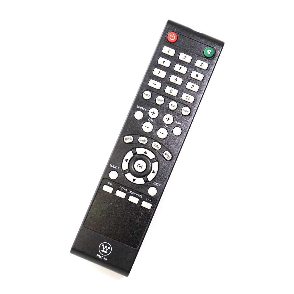 New RMT-15 TV Remote Control for Westinghouse VR-3226 VR-3235 LD-4080 LD-4070Z