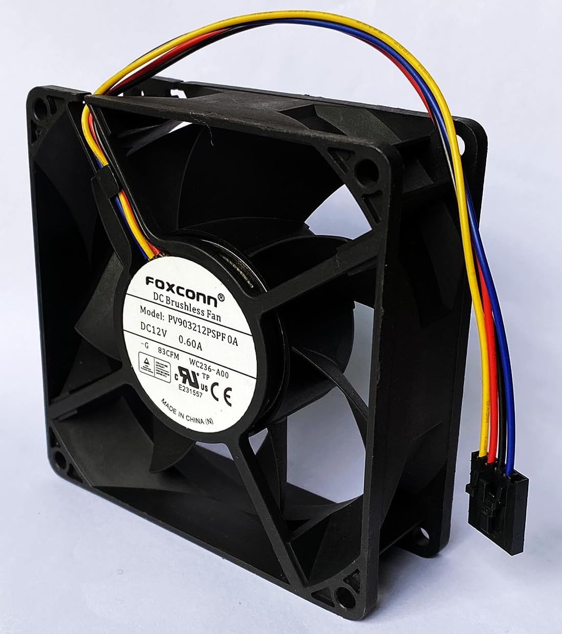PV903212PSPF 0A Chassis CPU Cooling Fan PV903212PSPF OA 12V 0.60A 9232 9CM 4-Wire Server PWM Cooling Fan for PV903212PSPF 0A Cooling Fan