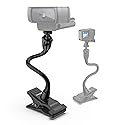 Smatree Flexible Jaws Flex Clamp Mount Gooseneck Extension Compatible for OSMO 360,Webcam C925e/C922x/C922/C930e/C930/C920x,N60/Hello Cam,Gopro