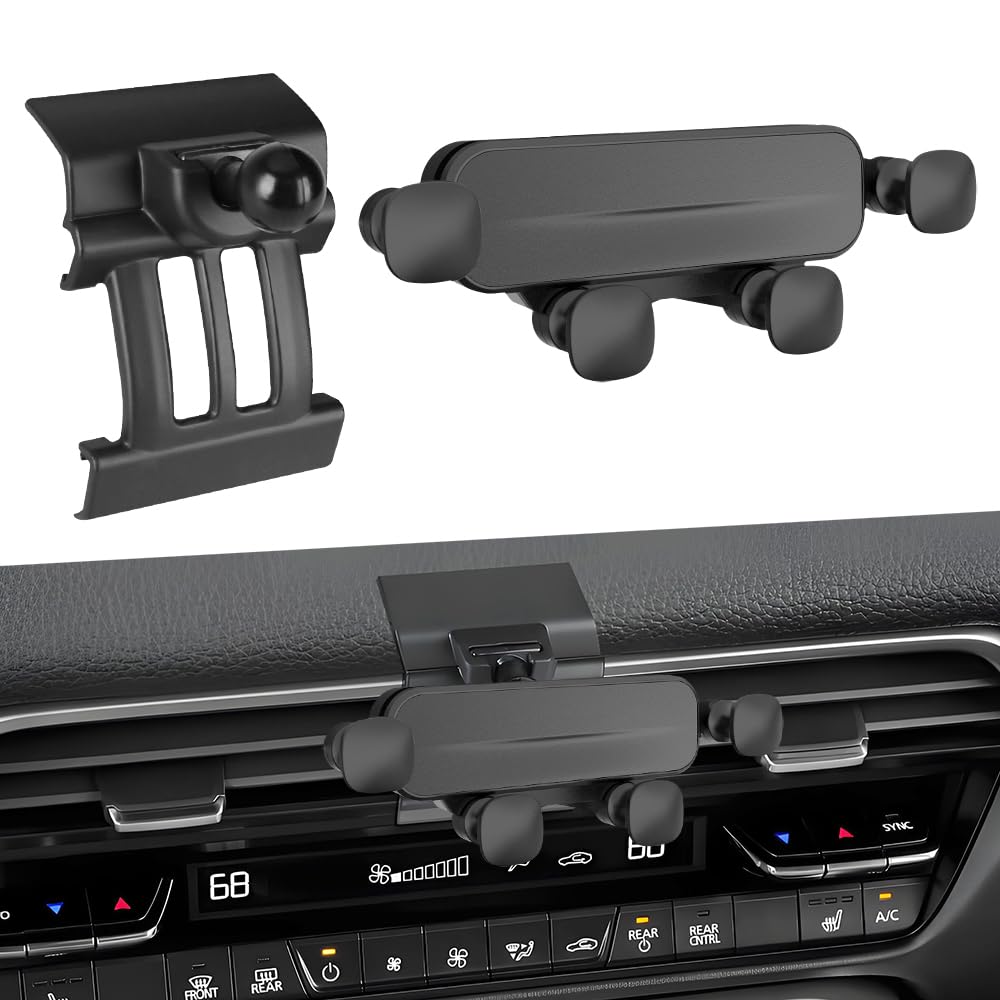 LUNQIN Car Phone Holder Mount for Mazda CX90 2024 2025 2026 CX70 Auto Accessories Interior Decoration Mobile Cell Smartphone Bracket