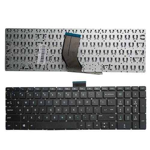 Laptop Replacement Keyboard Fit HP Pavilion 17-BS018CL 17-BS025CL 17-BS037CL 17-BS038CL 17-BS043CL 17-BS011DX 17-BS019DX US Layout (Black No