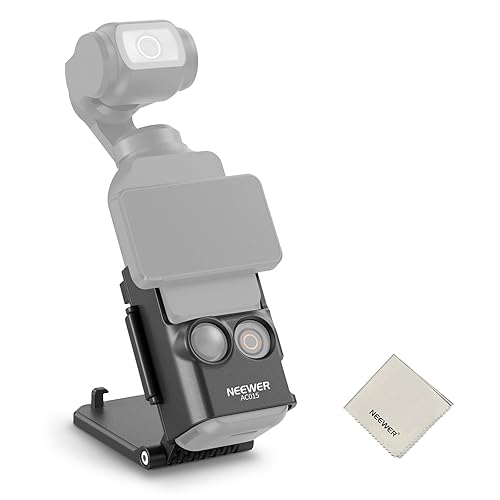 NEEWER Basics Magnetic Mount Stand Compatible with DJI Osmo Pocket 3 & Creator Combo, Multifunctional Accessories Expansion Adapter Bracket, 180° Tilt