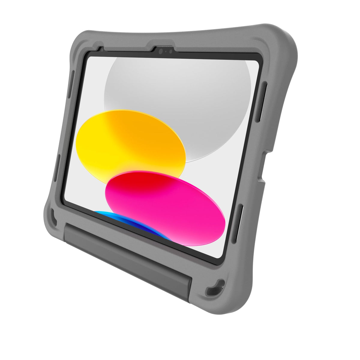 Brenthaven Bounce Rugged iPad Case Fits ONLY Apple 11th Gen 2025 & 10th Generation 2022 (10.9-inch) Drop Tested Cover - Gray