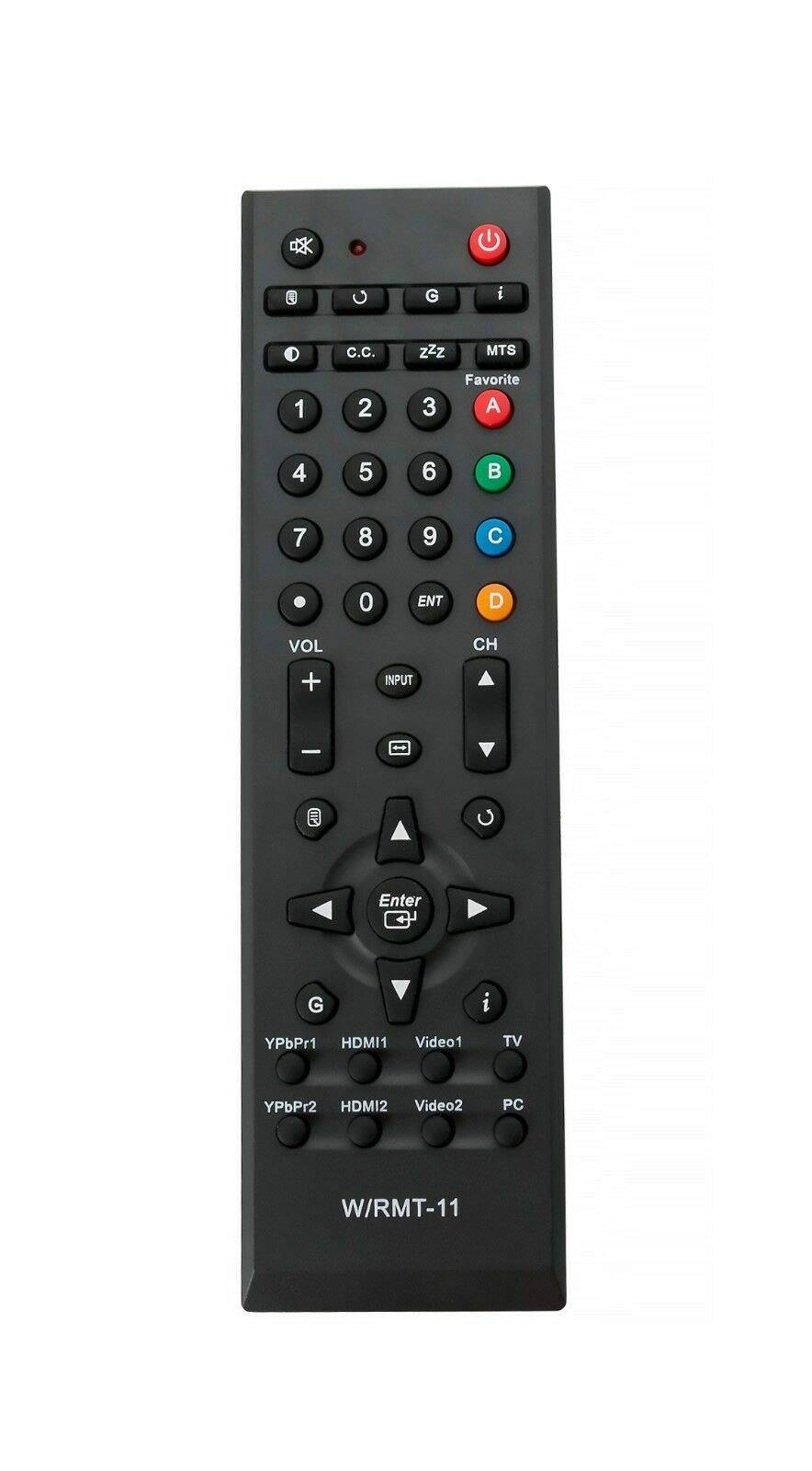 RMT-11 Remote Control for Westinghouse TV LD-4695 LD-3257DF