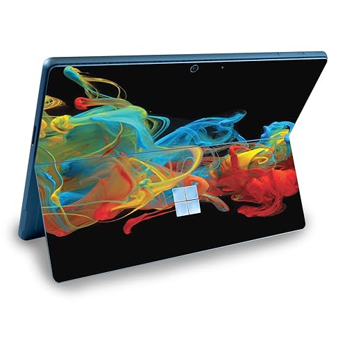 MightySkins Skin Compatible with Microsoft Surface Pro 9 (2022) - Primary Smoke | Protective, Durable, and Unique Vinyl Decal wrap Cover | Easy…