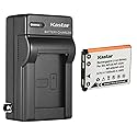 Kastar 1-Pack Battery and AC Wall Charger Replacement for Fujifilm FinePix JX650 FinePix JX660 FinePix JX680 FinePix JX690 FinePix JX700 FinePix JX710