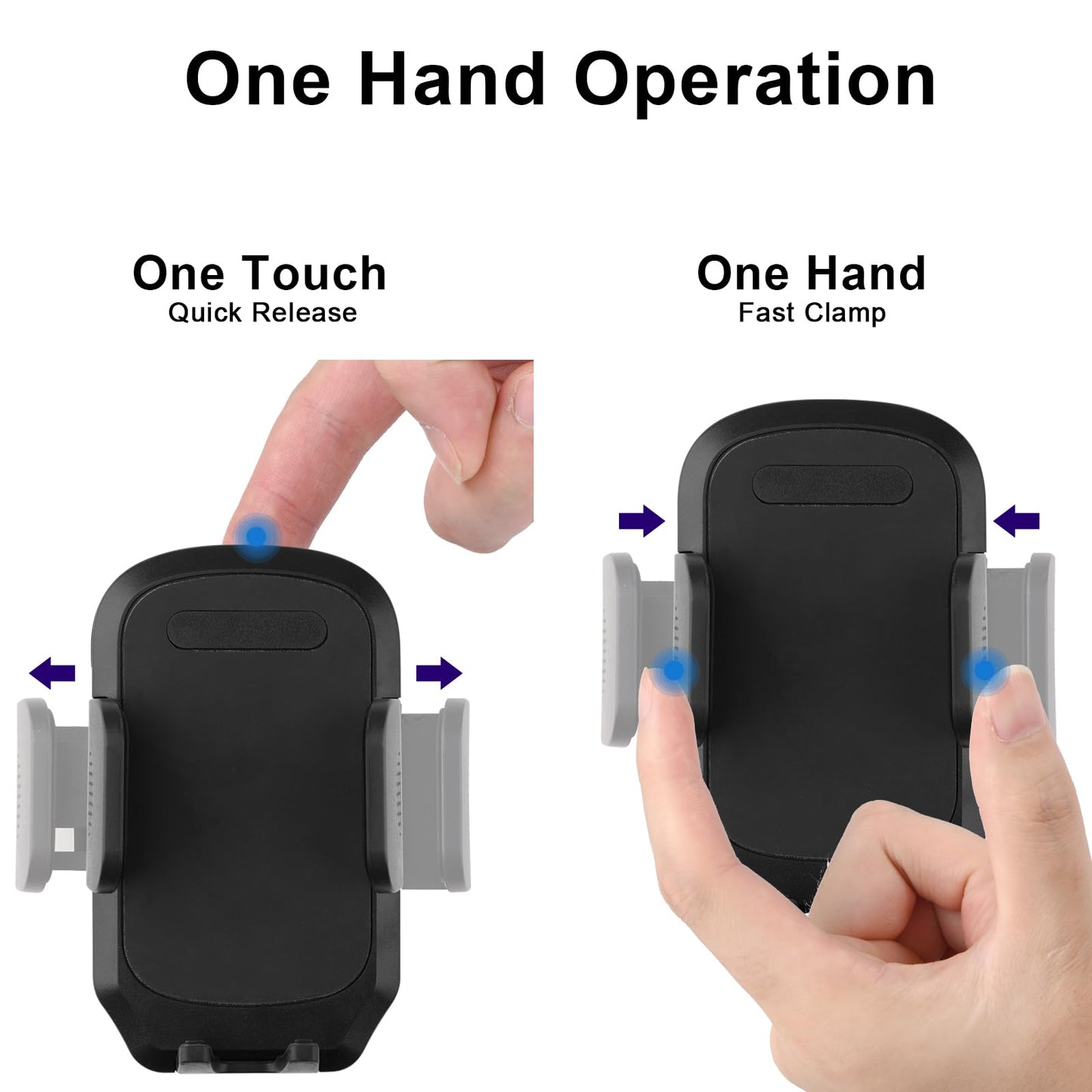 UYODM Golf Cart Magnetic Phone Holder Mount, Ultra Strength 6*N52 Magnets Cell Phone Caddy Compatible with EZGO Club Car Yamaha,Fit for Most