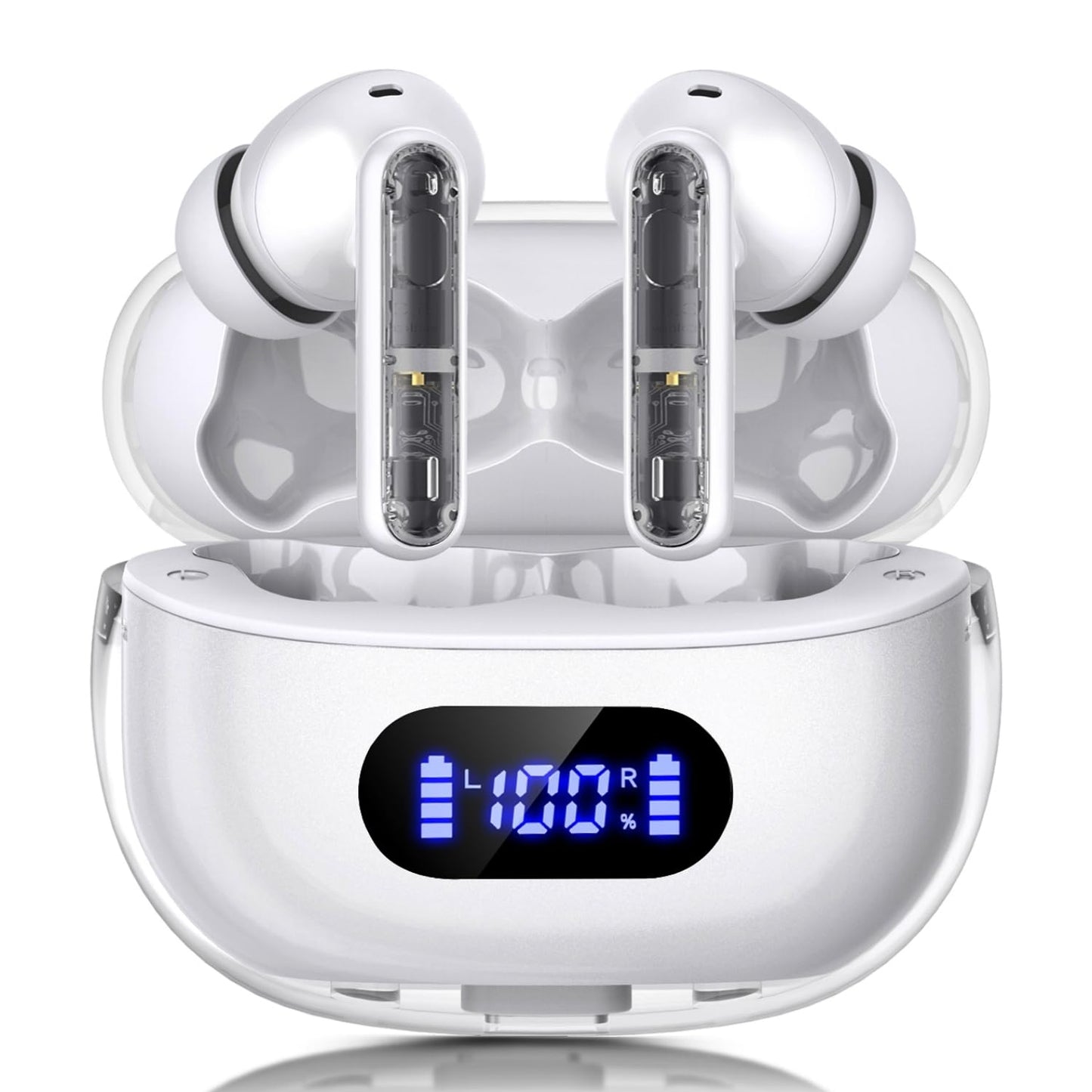 BYDTOOPCBD Wireless Earbuds P1 PRO, Earphones Wireless Bluetooth Headphones with Clear Call Mics Ear Buds, Comfortable Fit, IPX7 Waterproof Headset…