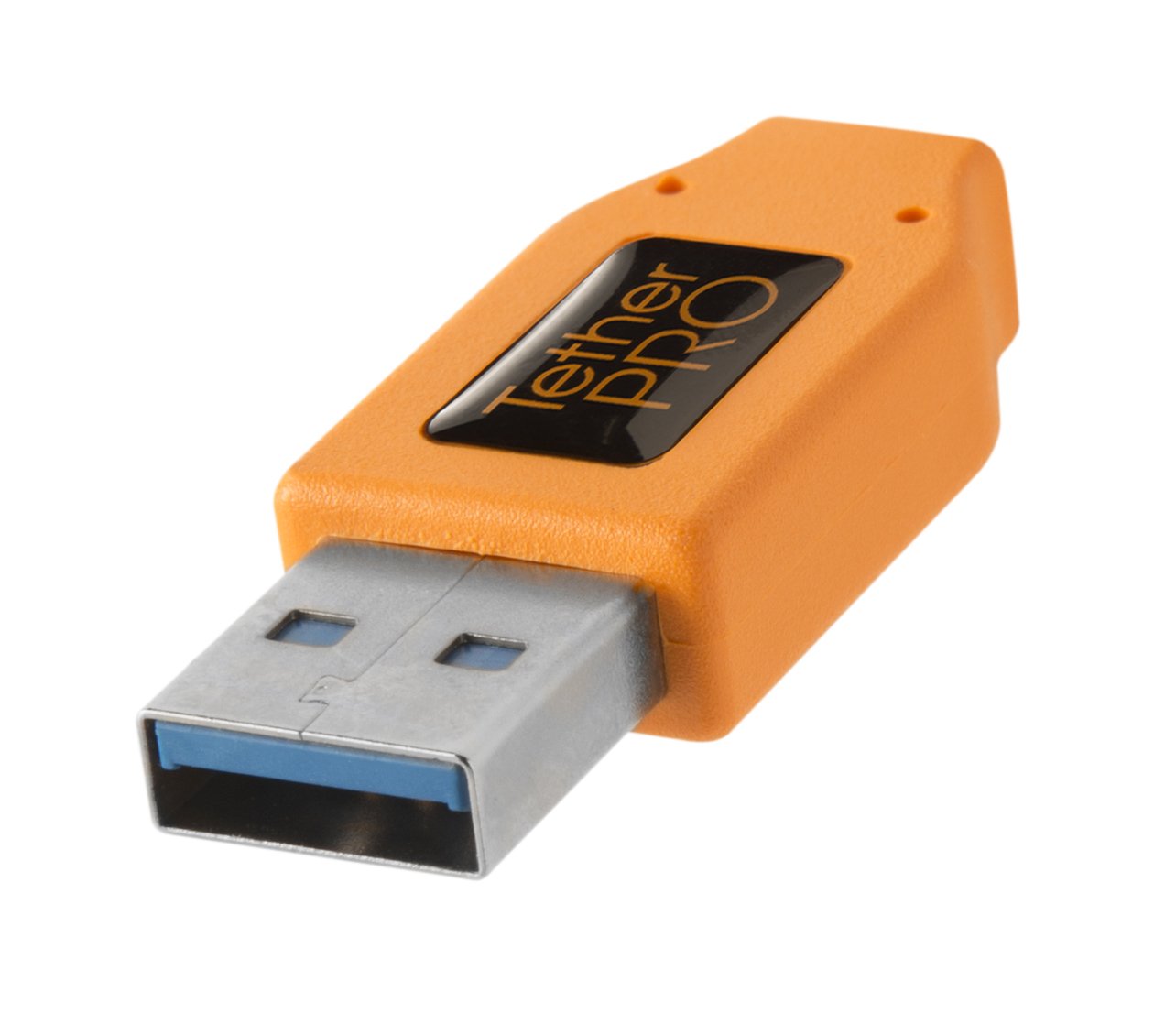 Tether Tools TetherPro USB 3.0 to USB-C Cable | for Fast Transfer and Connection Between Camera and Computer | High Visibility Orange | 15 Feet (4.6
