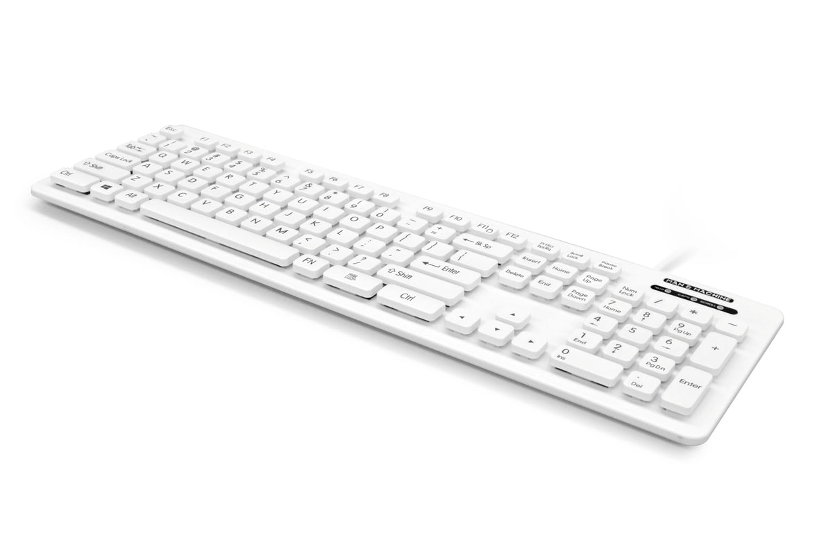 Man & Machine L Cool Keyboard, Washable - White