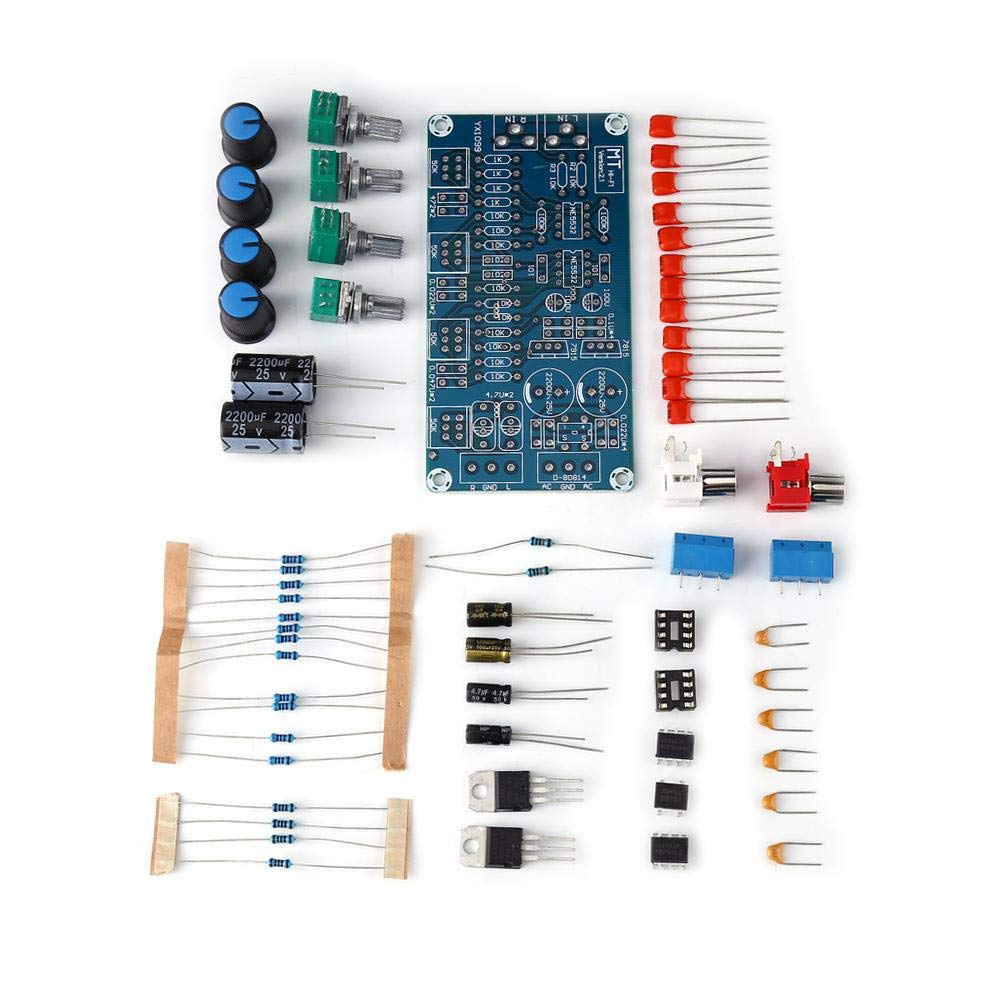 HiFi Amplifier?Valve Vacuum Tube Phono Preamplifier,Volume Tone Control Board Kits Amplifier Audio Board DIY Kits