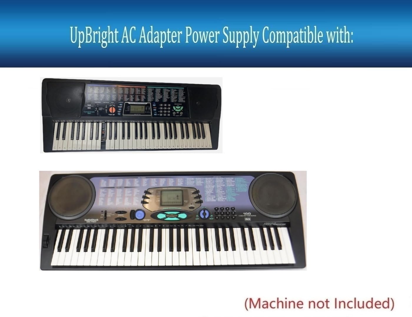 UpBright 9V AC/DC Adapter Compatible with Optimus MD-1160 MD-1150 410 42-4031 970 42-4032 690 42-4035 975 Concertmate 950 990 1000 1070 660 670 680…