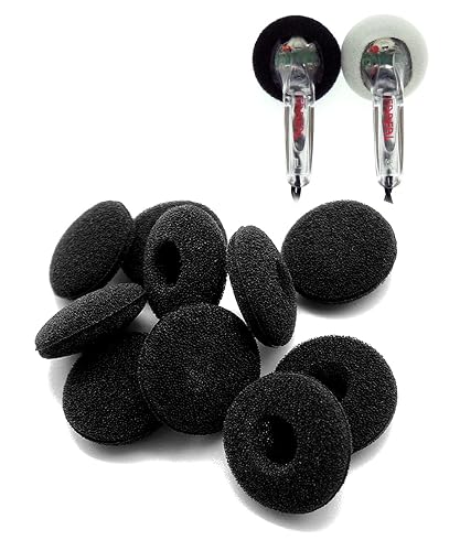 FAAEAL 15 Pairs Replacement Ear Tips for Ear Buds Headsets Earphones Accessories,Soft Foam Earbuds Eartips,Earpads Ear Bud Pad Cushions Replace Sponge