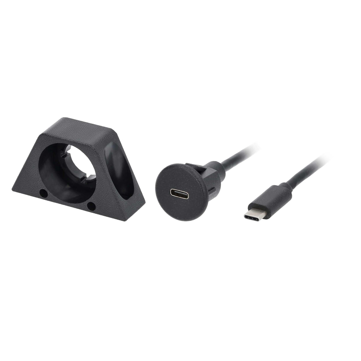 InstallBay by Metra 1-Meter Flush Mount USB 4.0 Type-C Extension Cable, Black
