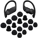 ALXCD Replacement Eartips Silicone Earbuds Buds Set Compatible with Powerbeats Pro, 8 Pairs S/M/L/D 4 Sizes Soft Silicone Earbuds Tips, Compatible