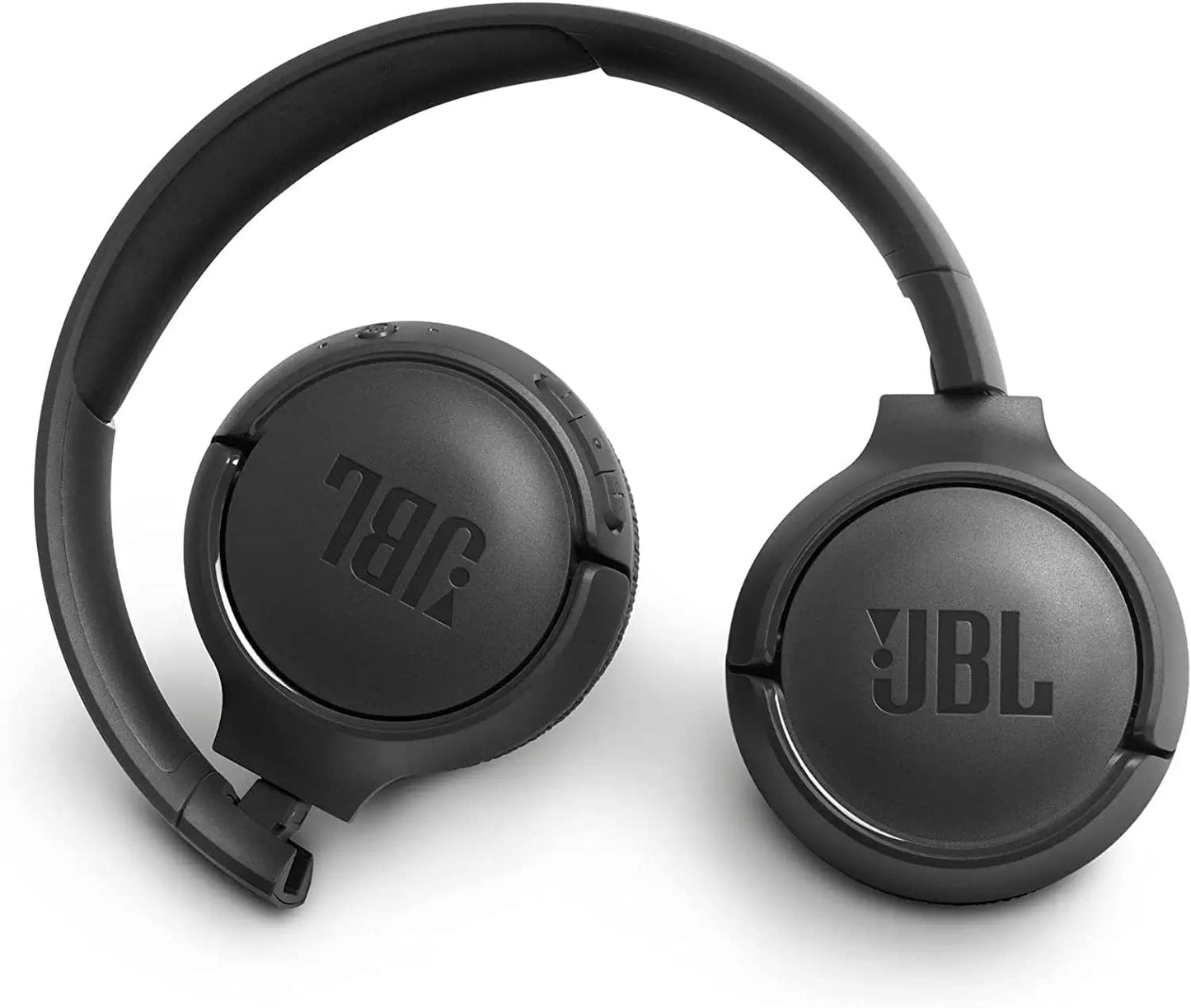 JBL Tune 500BT - On-Ear Wireless Bluetooth Headphones, Includes Bonus Extended 5ft Charging Cable and Velvet Storage Pouch - Black