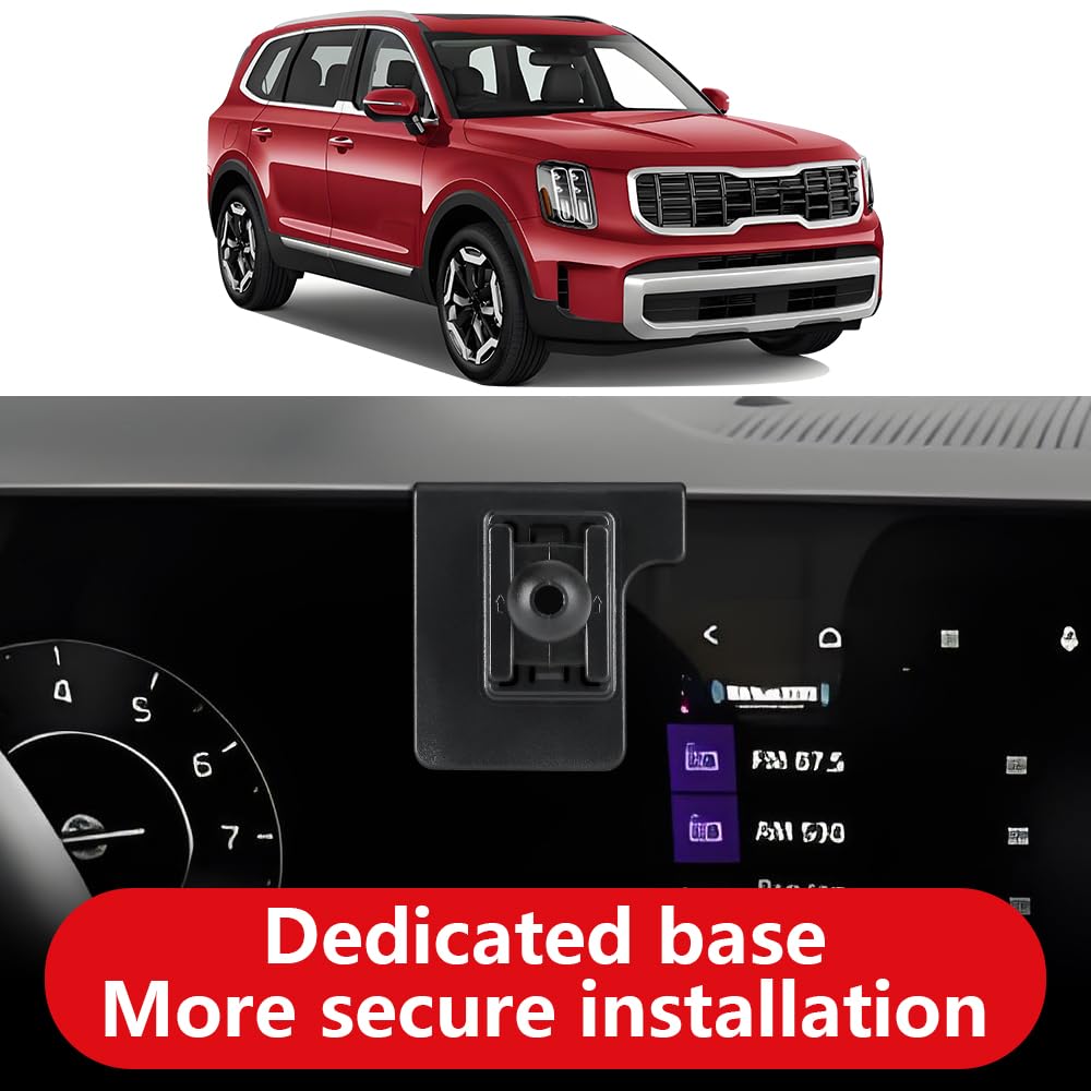 Car Phone Holder for Kia Telluride 2023 2024 2025 Auto Accessories Navigation Bracket Interior Decoration Screen Mobile Cell Phone Mount case