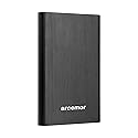 arcemor 500GB Portable External Hard Drive USB3.0 Ultra Slim 2.5" HDD for PC, Mac, Laptop, Chromebook, Xbox One (Black, 500GB)