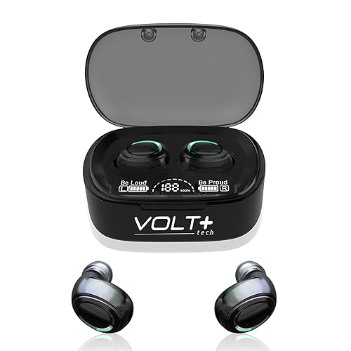 VOLT PLUS TECH Wireless V5.3 PRO Earbuds Compatible with Samsung Galaxy S20/FE/Ultra/S20+/5G/Fan Edition/Plus IPX3 Bluetooth Touch…