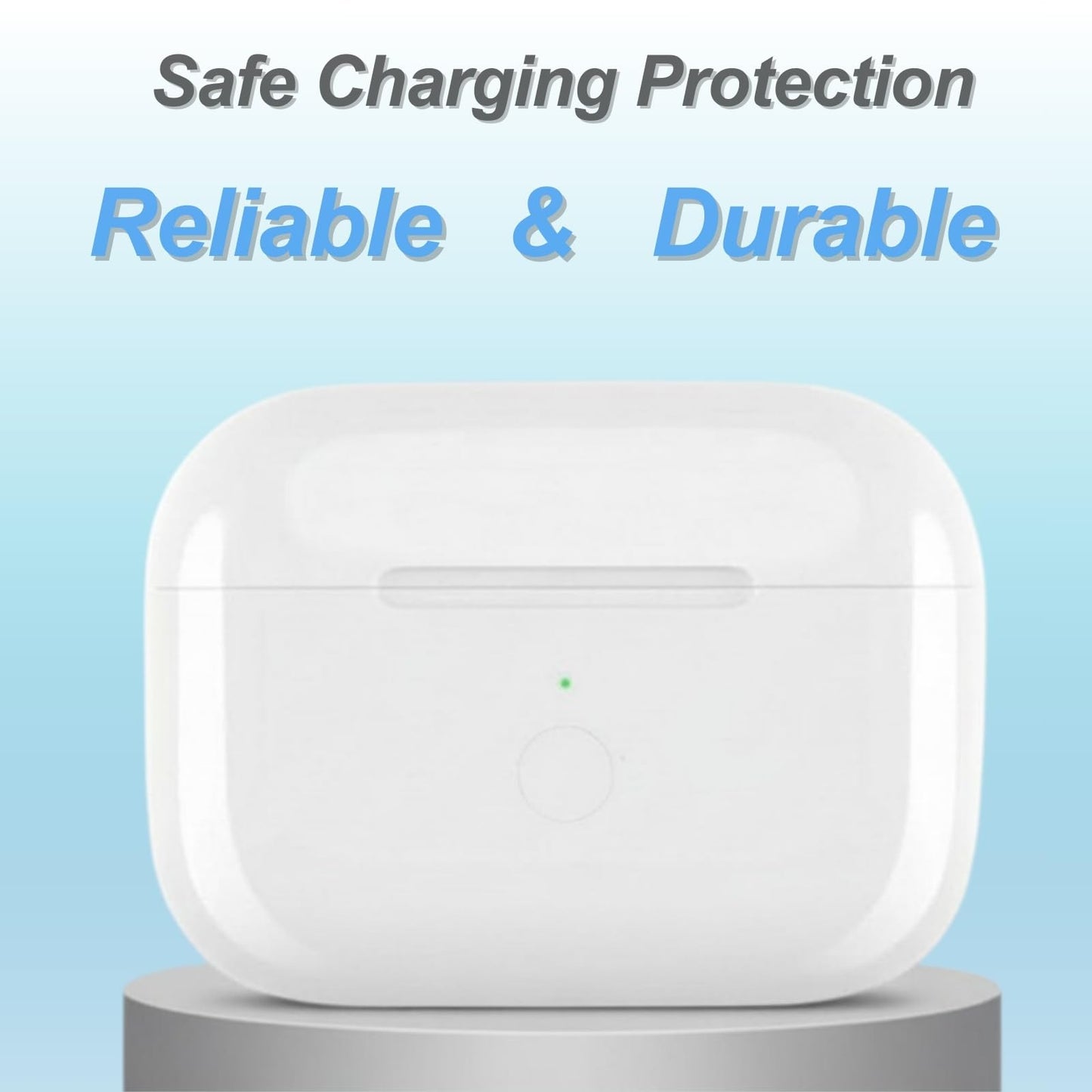 Replacement Charging Case for AirPod Pro 2 and 1 gen, Wireless Charging Cases Compatible with AirPod Pro 1st / 2nd, Wired and Wireless Charging
