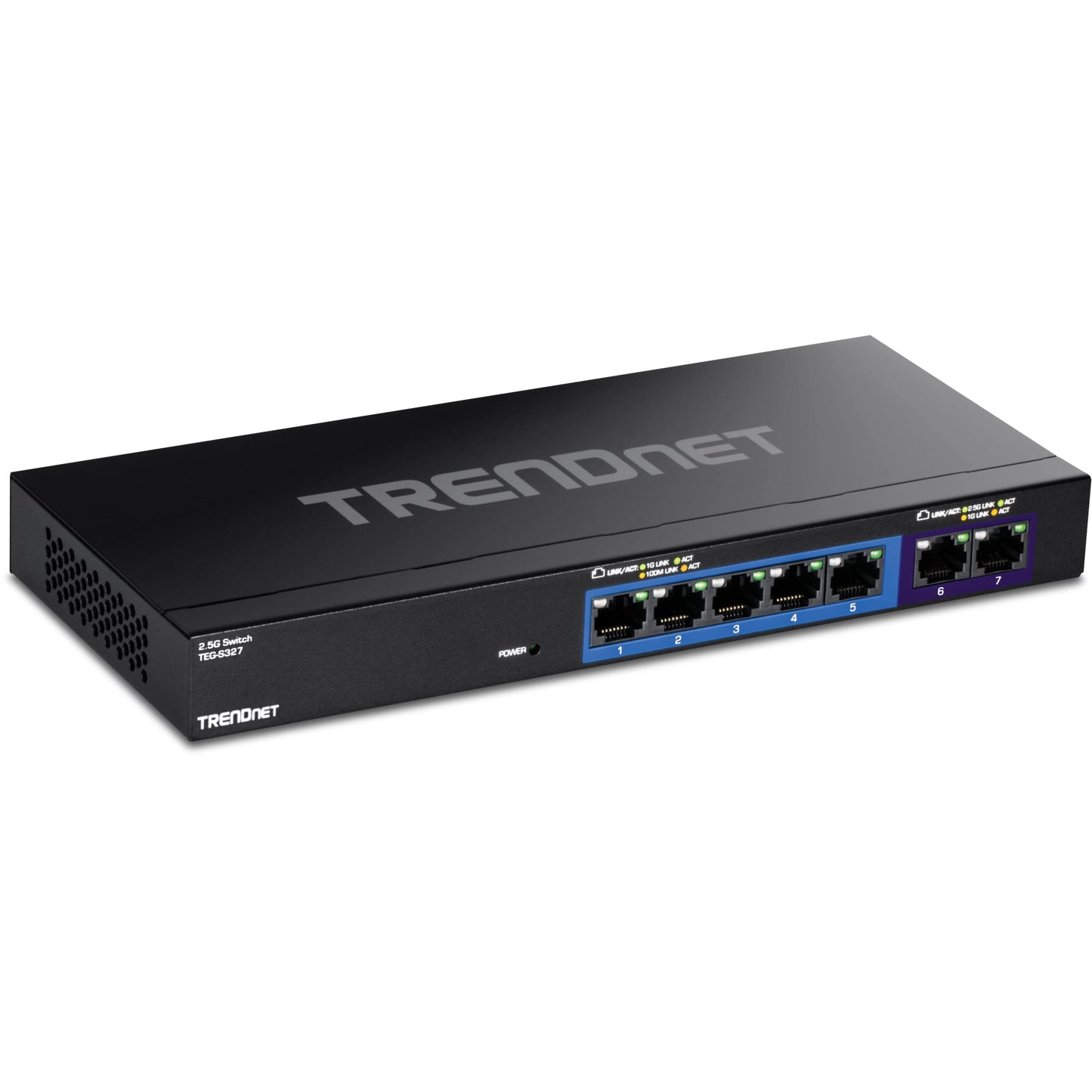 TRENDnet 7-Port Multi-Gig Gaming Switch, TEG-S327