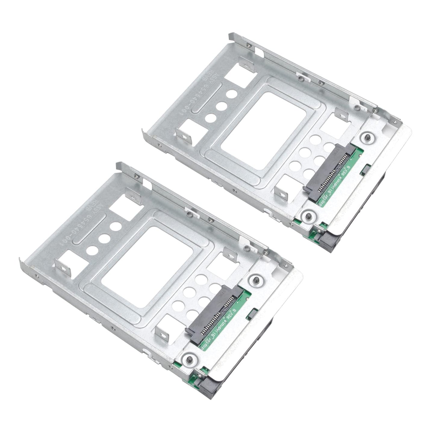 2.5 to 3.5 Hard Drive Adapter SSD,654540-001 Hard Drive Tray Caddy Adapter Compatible with All HP Dell IBM 3.5" 651314-001 F238F X7K8W 774026-001