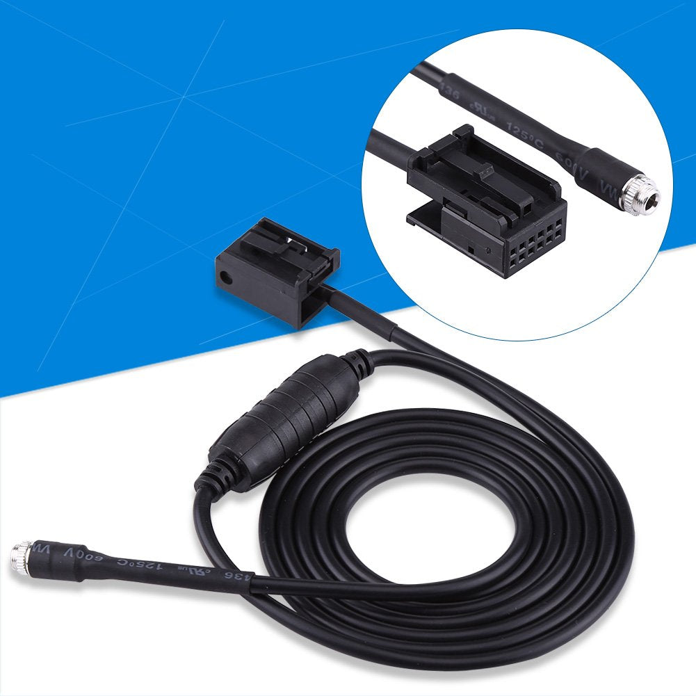 Keenso Female AUX Auxiliary Audio Input Adapter Cable for E85 E86 Z4 CD X3 E83 12 Line for